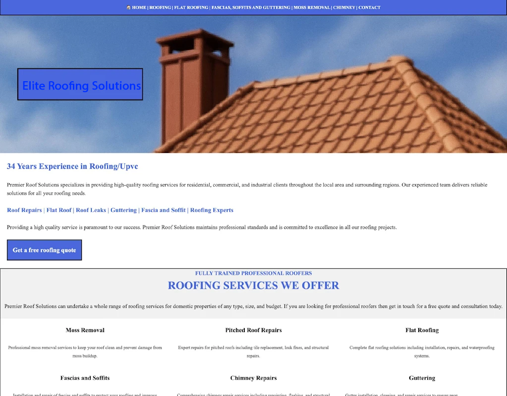 Before website transformation