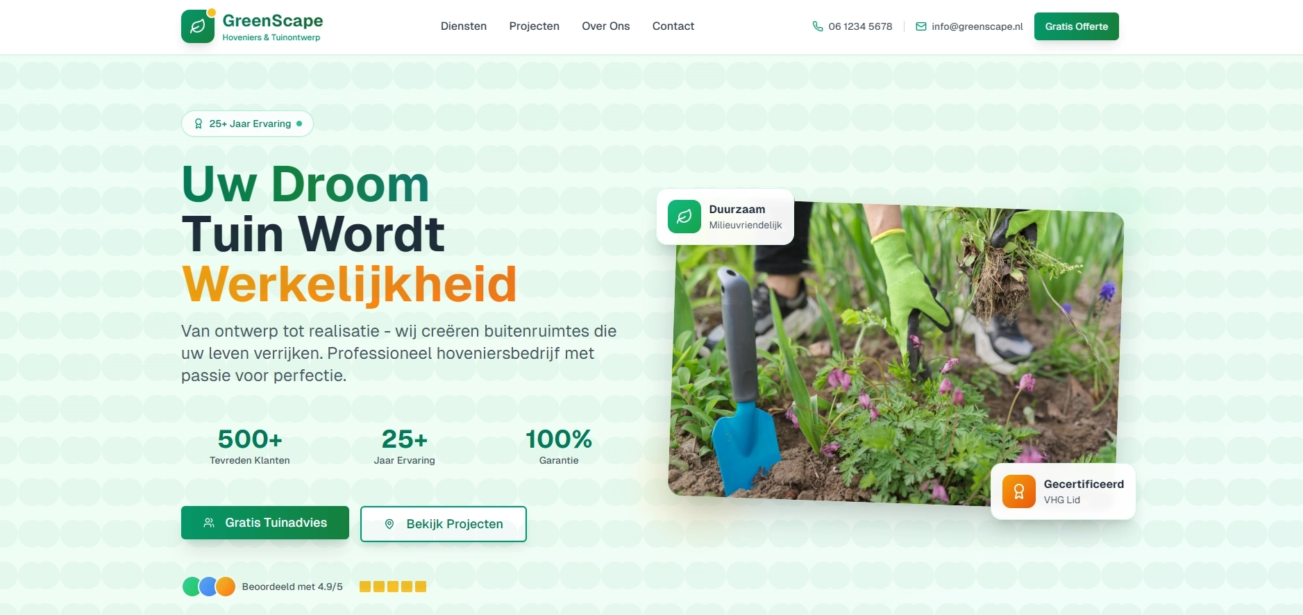 Landscaping Company Website